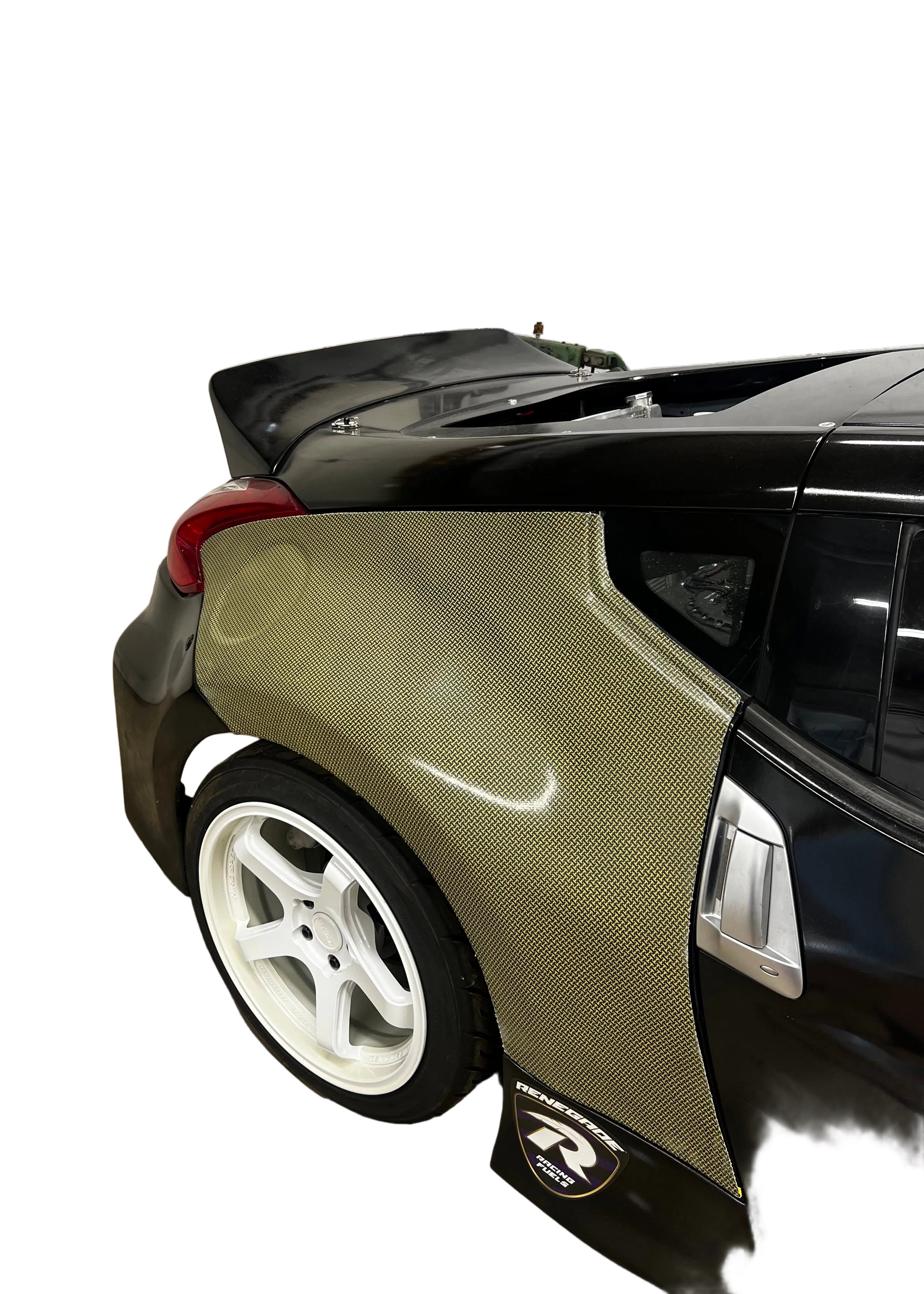 CARBON KEVLAR 370Z Z34 REAR QUARTER OVERS +OMM