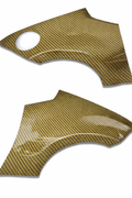 CARBON KEVLAR 370Z Z34 REAR QUARTER OVERS +OMM